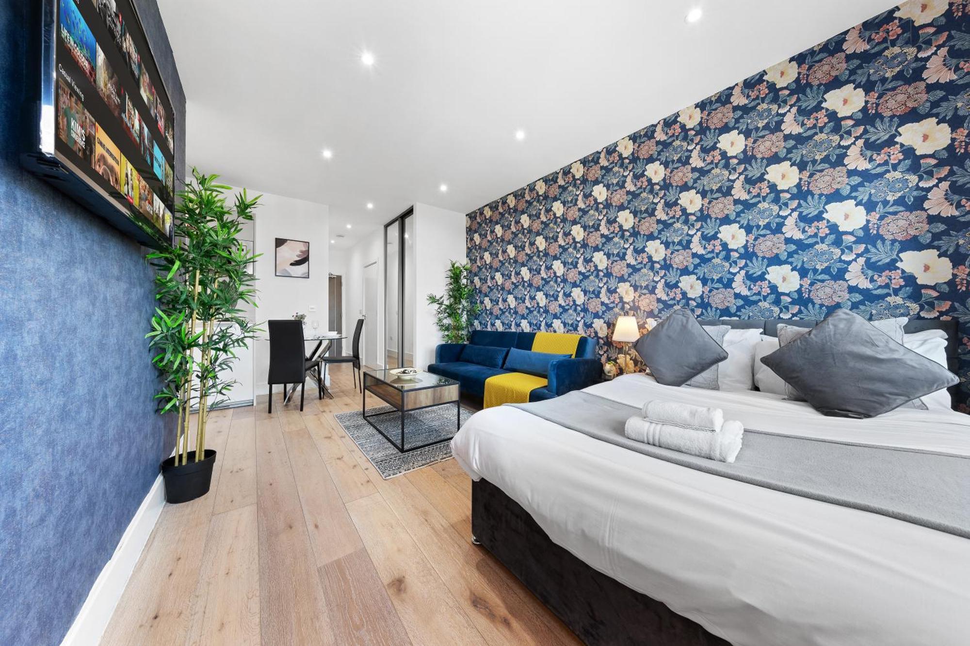 Modern One Bedroom Flat - Sleeps 5 -Near Heathrow - London Ub3 Exterior photo